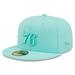 Men's New Era Turquoise Philadelphia 76ers Color Pack 59FIFTY Fitted Hat