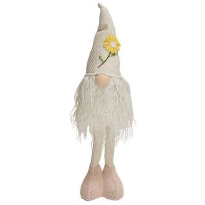 Standing Spring Floral Gnome - 21.25" high.