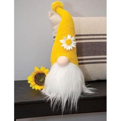 Fuzzy Yellow Flower Gnome