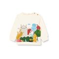 United Colors of Benetton Baby-Jungen Pullover G/C M/L 3RZLA101S LANGÄRMLIGES Sweatshirt MIT Rundhalsausschnitt, Cremeweiß 036, 56