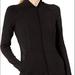 Jessica Simpson Tops | Jessica Simpson The Warm Up Star Mesh Panel Zip Up Track Jacket | Color: Black | Size: M