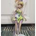 Disney Toys | Disney Porcelain Tinkerbell Doll | Color: Green/Yellow | Size: 9"