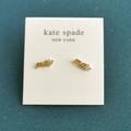 Kate Spade Jewelry | Kate Spade Love You, Mom Mama Gold Mini Stud Earrings New $48 | Color: Gold | Size: Os