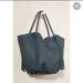 Anthropologie Bags | Anthropologie Morgan Tasseled Tote | Color: Blue/Green | Size: Os