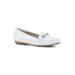 Wide Width Women's Cliffs Glowing Flat by Cliffs in White Smooth (Size 7 W)