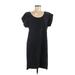 Forever 21 Casual Dress - Shift: Black Solid Dresses - Women's Size Medium