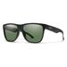 Smith Lowdown XL 2 Sunglasses Matte Black Frame ChromaPop Polarized Gray Green Lens 20151400360L7