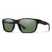 Smith Basecamp Sunglasses Matte Black Frame ChromaPop Polarized Gray Green Lens 20192900359L7