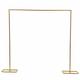 Wedding Backdrop Arch Stand 2x2.1m Photo Studio Background Support Balloon Stand Frame Indoor Outdoor Party Decoration Golden (Golden)