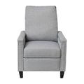 Flash Furniture Fulton Push Back Recliner w/ Pillow Style Backrest & Accent Nail Trim Polyester in Gray | 40 H x 27 W x 57.5 D in | Wayfair