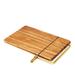Twine Acacia Cheese Slicing Board, Acacia Wood w/ Gold Built-In Slicer, 10" By 7.5", Cheese Service, Entertaining Gift Set, Set Of 1 Wood | Wayfair