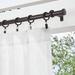 Mode Outdoor Single Curtain Rod Set w/ Metal End Cap in Brown | 1.13 H x 144 W x 0.63 D in | Wayfair 48186