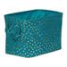 Longshore Tides Fabric Cube or Bin Fabric in Green/Blue | 12 H x 10 W x 16 D in | Wayfair F59D894662FE45E78998A991E4C7947B