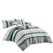 Red Barrel Studio® Pharjana Luxury 7 Piece Comforter Set Polyester/Polyfill/Microfiber in Green | King Comforter + 6 Additional Pieces | Wayfair