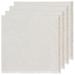 Dakota Fields Fleener 4 Piece Cotton Napkin Set in White/Brown | 18 H x 18 W in | Wayfair 58EBF364D62040B4A18FBC2F0AA95FF9