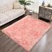 Pink 78.76 x 59.07 x 2.37 in Area Rug - Everly Quinn Handmade Area Rug Sheepskin/Faux Fur | 78.76 H x 59.07 W x 2.37 D in | Wayfair