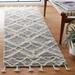 SAFAVIEH Handmade Casablanca Shag Bariah Tribal Wool Rug