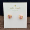 Kate Spade Jewelry | Kate Spade Lady Marmalade Stud Earrings, Light Pink | Color: Gold/Pink | Size: Kate Spade Stud Earrings, Lt Pink