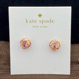 Kate Spade Jewelry | Kate Spade Lady Marmalade Stud Earrings, Light Pink | Color: Gold/Pink | Size: Kate Spade Stud Earrings, Lt Pink