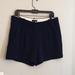 J. Crew Shorts | J. Crew Navy Polyester Dress Short Size 8 | Color: Blue | Size: 8