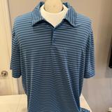 Adidas Shirts | Adidas Striped Golf Shirt | Color: Blue | Size: Xxl