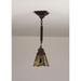 Meyda Tiffany Single Light 5" Wide Mini Pendant with Handmade Shade