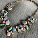 J. Crew Jewelry | J Crew Statement Necklace | Color: Blue/Gold | Size: Os