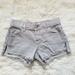 Free People Shorts | Free People Gray Button Fly Denim Shorts | Color: Gray | Size: 24