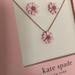 Kate Spade Jewelry | Nwt,” Boxed Matching Pink Daisy Necklace & Earrings”~ Only One Set Remaining! | Color: Gold/Pink | Size: Os