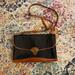 Dooney & Bourke Bags | Dooney & Bourke Black Leather Shoulder Bag | Color: Black/Brown | Size: Os