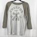 Disney Tops | Disney Disney World Churros Baseball T Shirt Gray 3/4 Sleeve Logo Unisex Medium | Color: Gray | Size: M