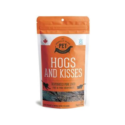 The Granville Island Pet Treatery Hogs & Kisses Dehydrated Pork Liver Dog & Cat Treats, 3.17-oz bag