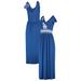 Women's G-III 4Her by Carl Banks Royal Los Angeles Dodgers Game Over Maxi Dress