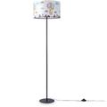 Paco Home Lampe Chambre Enfant Chambre De Bébé Lampadaire E27 Montgolfière Animaux Crème (Ø38cm),