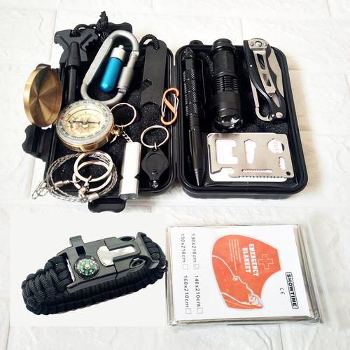 Emergency Survival Kit, Multifunktionales Survival Survival und Rescue Kit Outdoor Multi-Tool