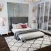 Upholstered Platform Bed with Classic Headboard