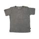 Leela Cotton Baby Kinder Kurzarm T-Shirt Bio-Baumwolle GOTS Shirt Jungen Mädchen Gr. 50 bis 128 (86/92, grau-Melange)