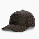 Coach Accessories | Coach Baseball Hat In Metallic Signature Logo, Color: Black/Gunmetal | Color: Black | Size: Os