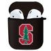 Black Stanford Cardinal Airpods Case