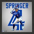 Highland Mint George Springer Toronto Blue Jays 13'' x Framed Player Impact Jersey Photo