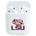 White LSU Tigers Airpods Case