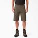 Dickies Men's Flex Cooling Regular Fit Utility Shorts, 13" - Mushroom Size 36 (SR602)