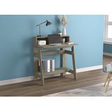 "Computer Desk 31.5""Long/Dark Taupe with 2 Shelves for Home Office and Small Spaces. Ideal for writing, gaming, study, work from home. - Safdie & Co 81144.Z.05"