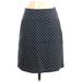 Ann Taylor Casual Skirt: Blue Polka Dots Bottoms - Women's Size 2