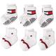 Tommy Hilfiger Unisex Baby Flag Sock 6 Pack Ecom, Weiß, 23