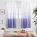 Deconovo Ombre Sheer Curtain Panel Pair(2 Panel)