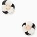 Kate Spade Jewelry | Kate Spade Pick A Posy Stud Earrings Black White | Color: Black/White | Size: Os