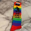 Disney Accessories | Disney Mickey Mouse Rainbow Pride Collection 2021 Limited Edition Socks Nwt $20 | Color: Purple/Yellow | Size: Os