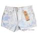 Levi's Shorts | Levi's 501 Cloud Tie Dye Light Blue High Waisted Denim Shorts | Color: Blue | Size: 28
