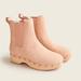 J. Crew Shoes | J. Crew Faux-Fur Lined Clog Boots In Suede Bronzed Clay Size 9 Bnib | Color: Cream/Pink | Size: 9